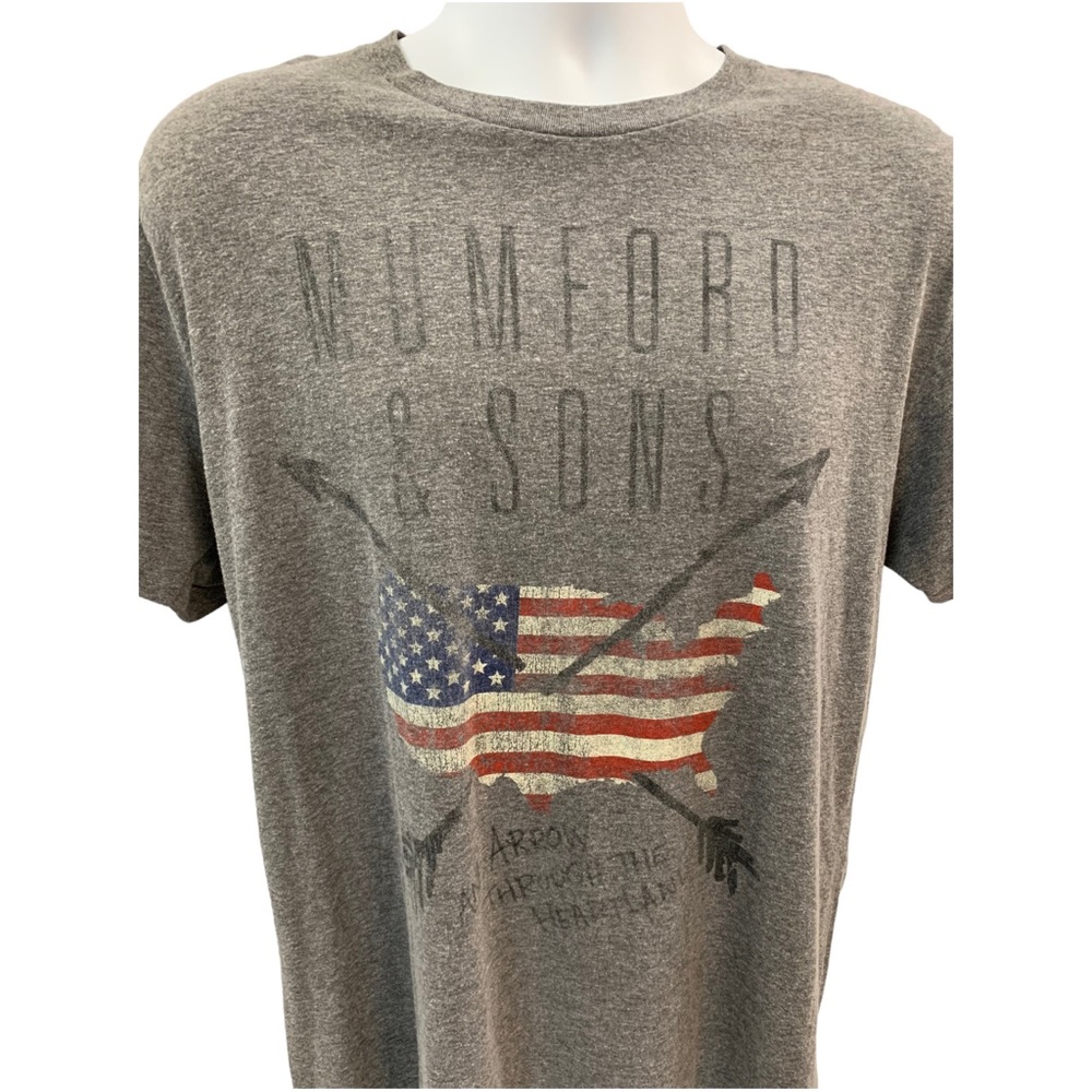 Next Level MUMFORD AND SONS An Arrow Through the Heartland 2016 Tour T-Shirt Lg - Picture 3 of 9